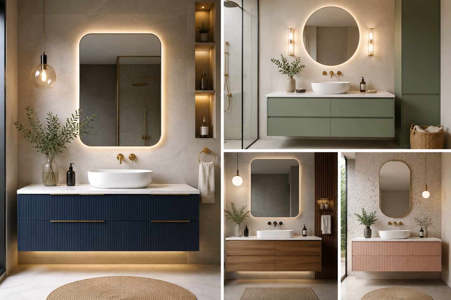 Best Bathroom Vanity Designs and Colour Combinations for Modern Homes