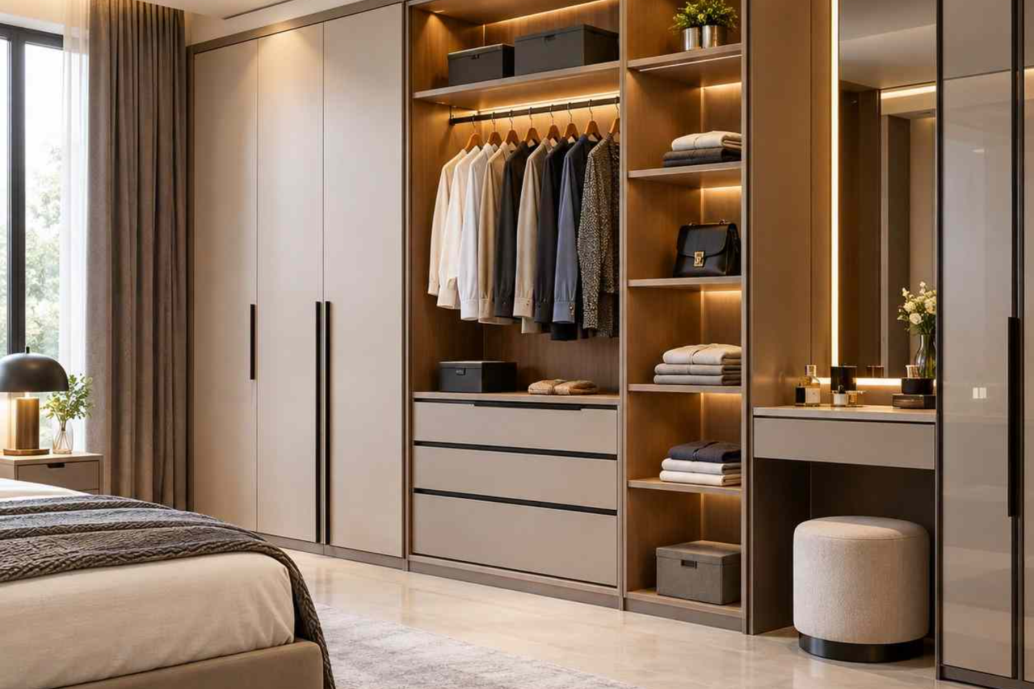 Custum Modular Wardrobe Designer in Delhi NCR