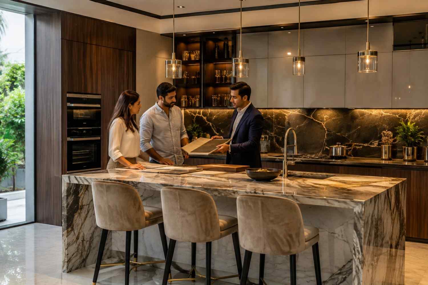 Why Luxury Homeowners Prefer Custom Kitchen Manufacturers in Vasant Vihar