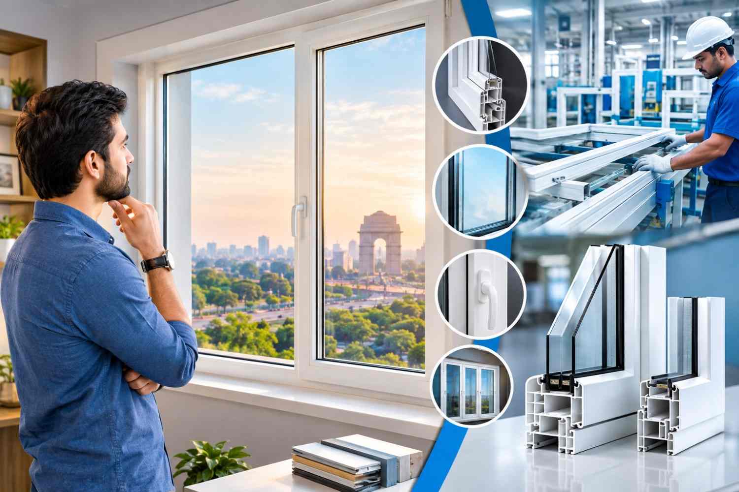 How to Choose the Best UPVC Window Manufacturer in Delhi